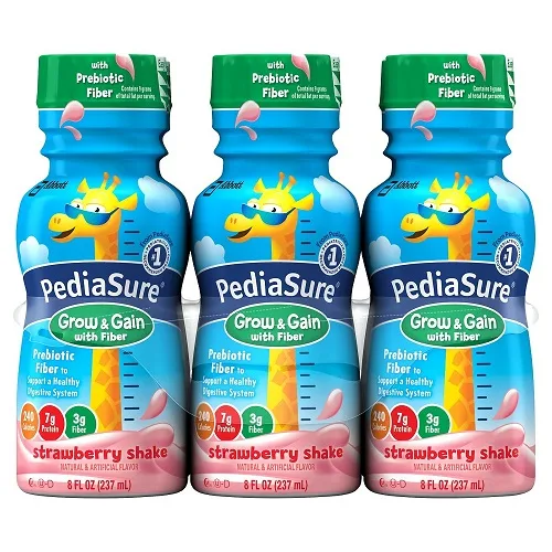 Sữa pediasure with fiber nước, vị dâu - 237ml