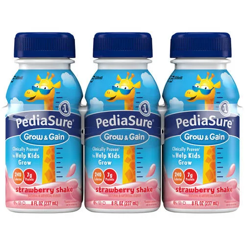 Sữa PEDIASURE nước chai nhựa 237ml hương dâu, PediaSure Shake Strawberry
