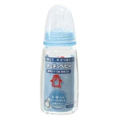 Bình sữa thủy tinh cho bé ChuChu Baby, 150ml